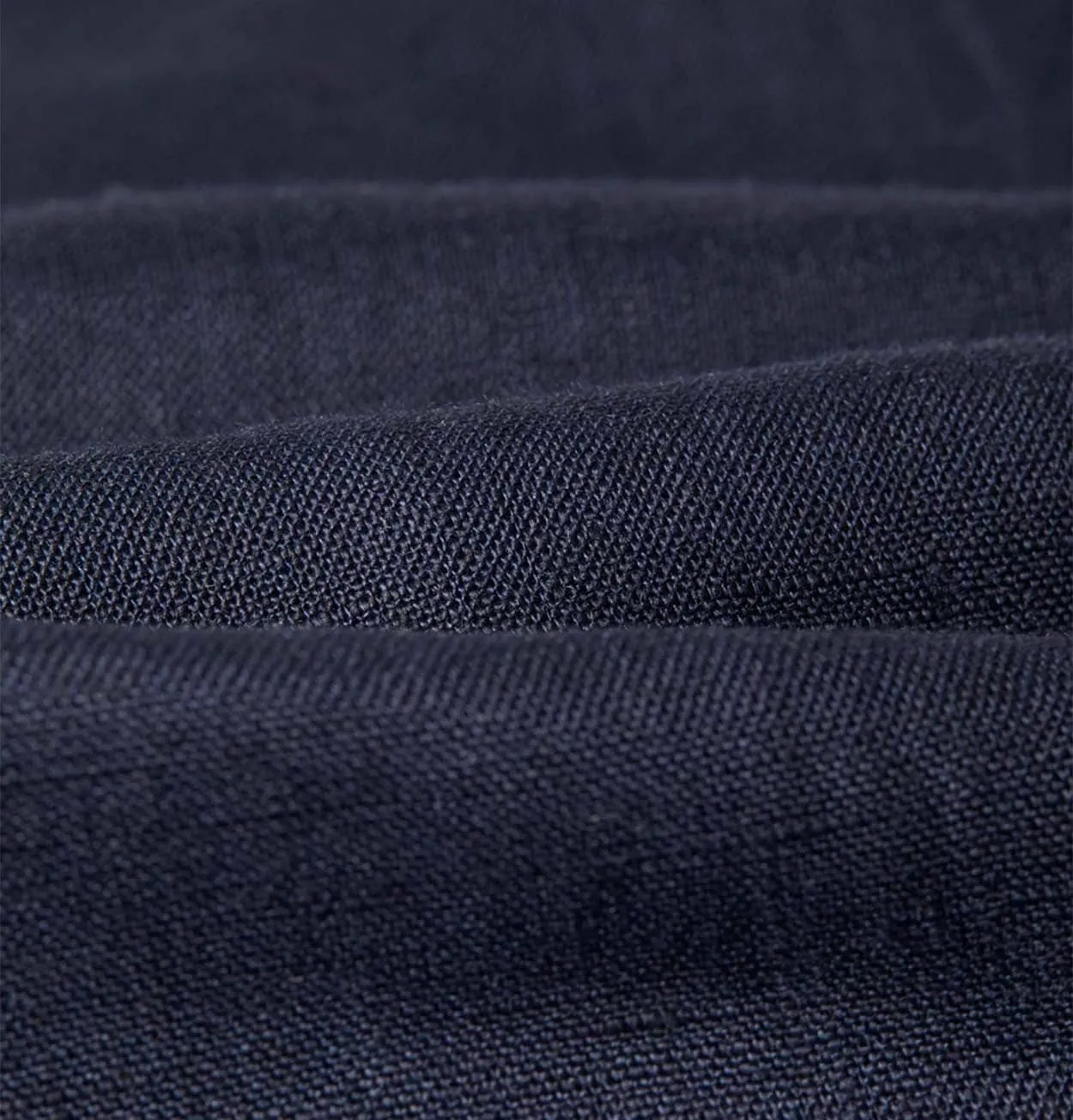 Wax London Alp Trousers in Midnight Linen