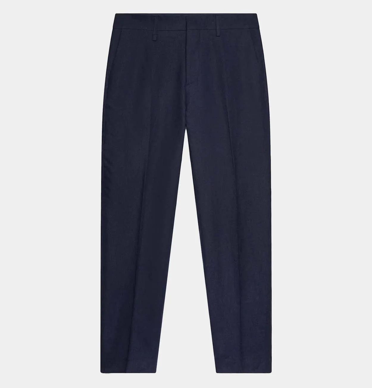 Wax London Alp Trousers in Midnight Linen