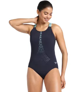 Women's Endurance Hydropro One Piece Swimwear - Truenavy  &  Marine Blue