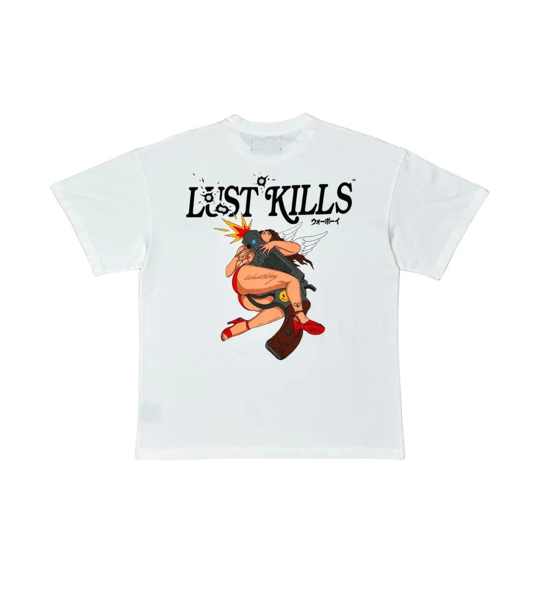 Wrathboy LUST GUN TEE (OFF WHITE)